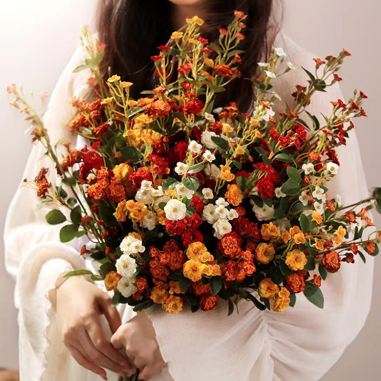 Photography Artificial Lighting - Edle Kleine Künstliche Rosensträuße, Kunstblumen für