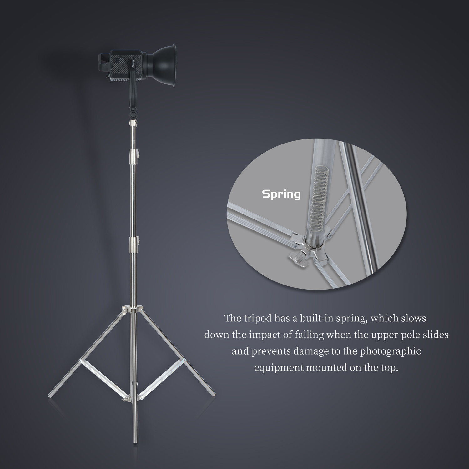 SH 2,8 M Edelstahl Licht Stehe – Photography Lighting Material Bewertung und Preis