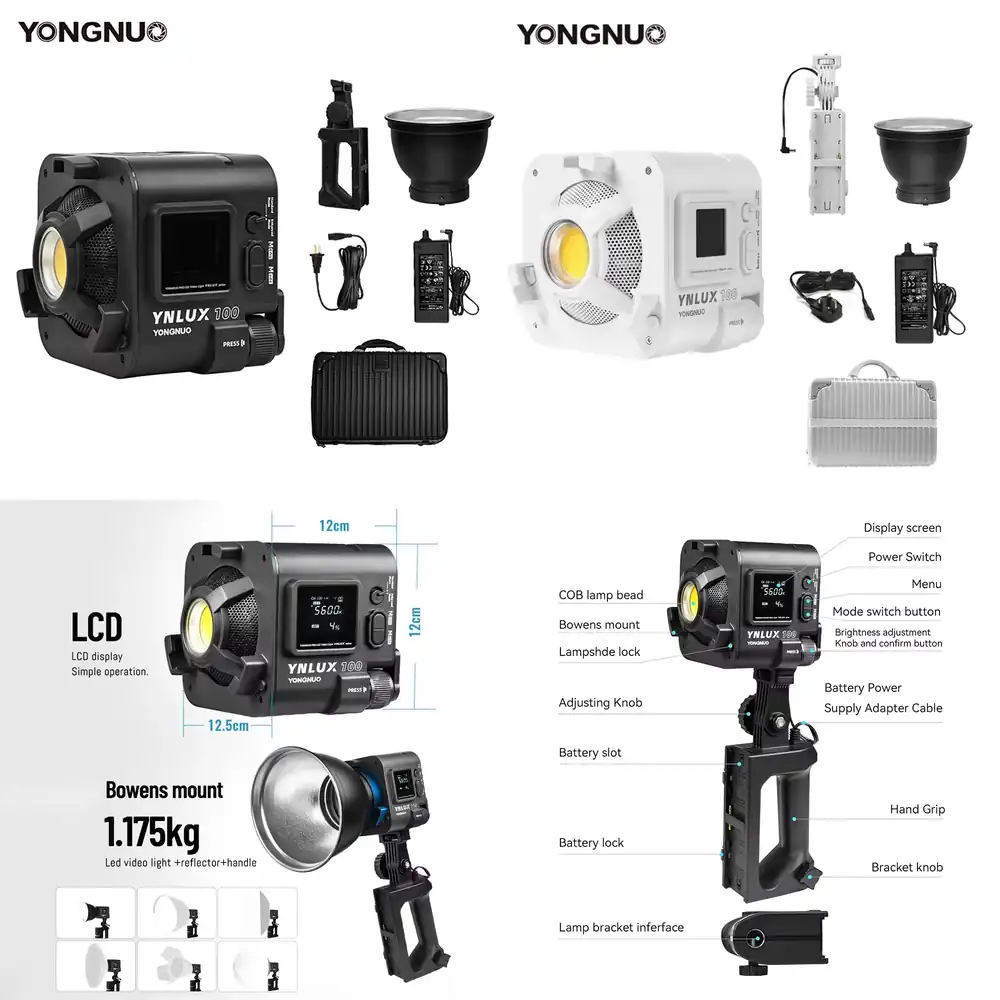 YONGNUO YNLUX100 100W 3200K-56 – Photography With Lighting Bewertung und Preis