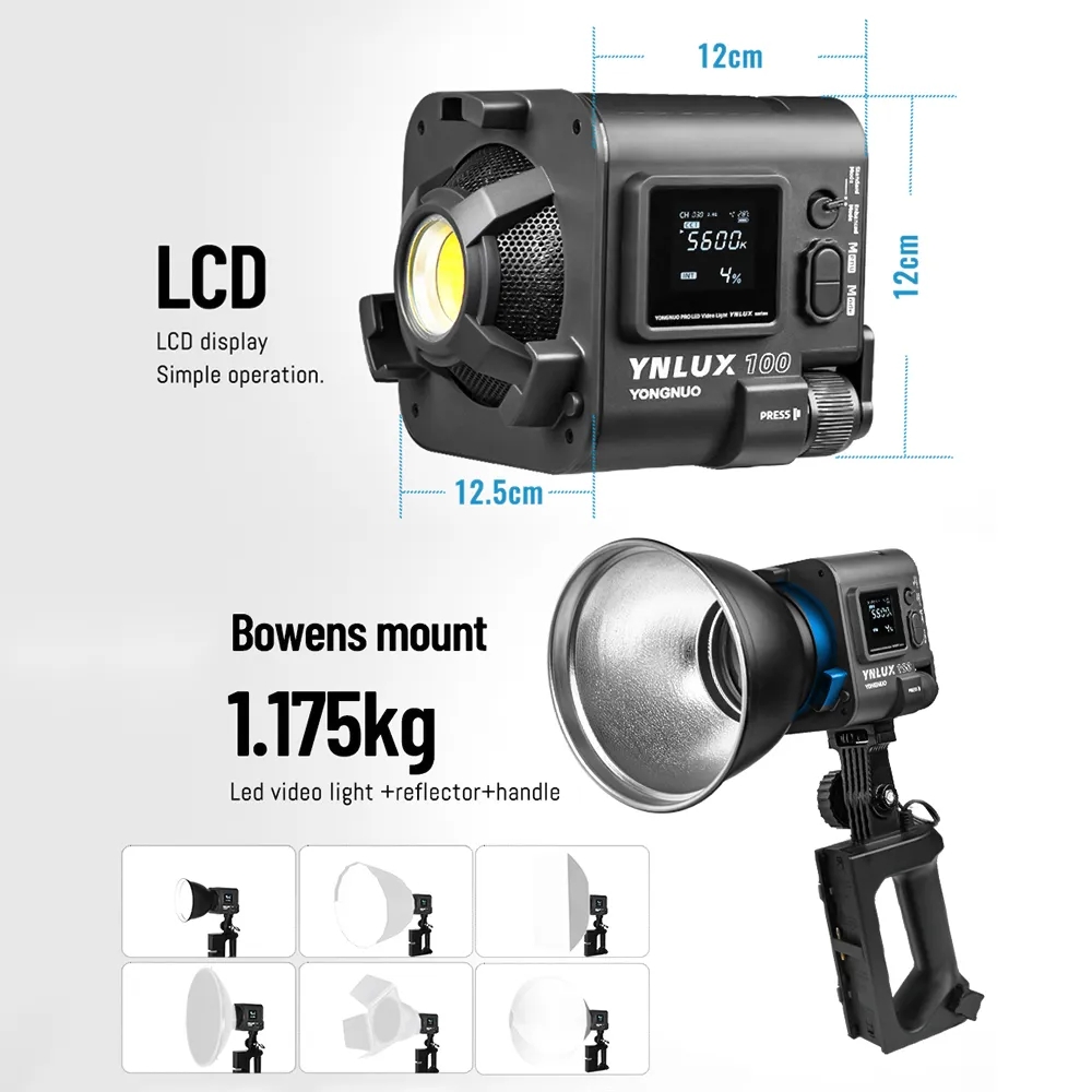 YONGNUO YNLUX100 100W 3200K-56 – Photography With Lighting Bewertung und Preis