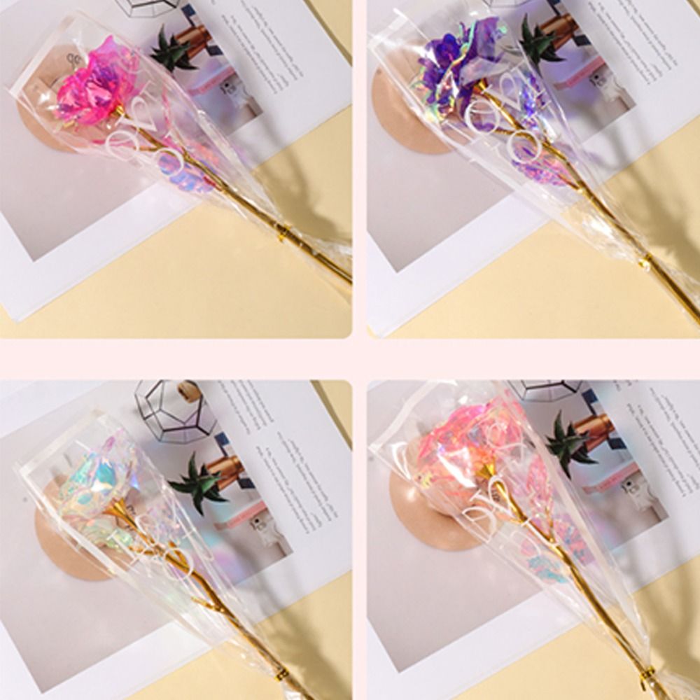 Leuchtende Goldfolie-Rose LED- – Photography Artificial Lighting Bewertung und Preis