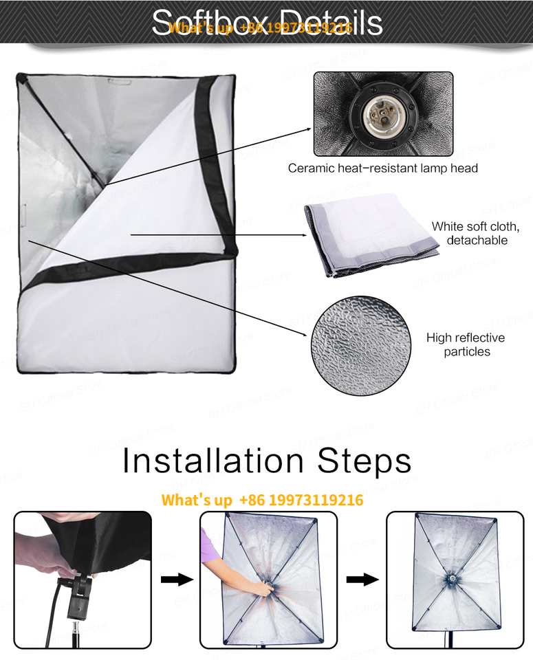 2026 Aluminiumlegierung Nylon- – Photography Lighting Material Bewertung und Preis
