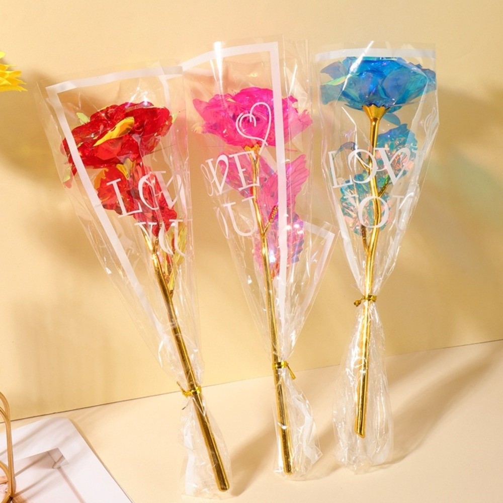 Leuchtende Goldfolie-Rose LED- – Photography Artificial Lighting Bewertung und Preis