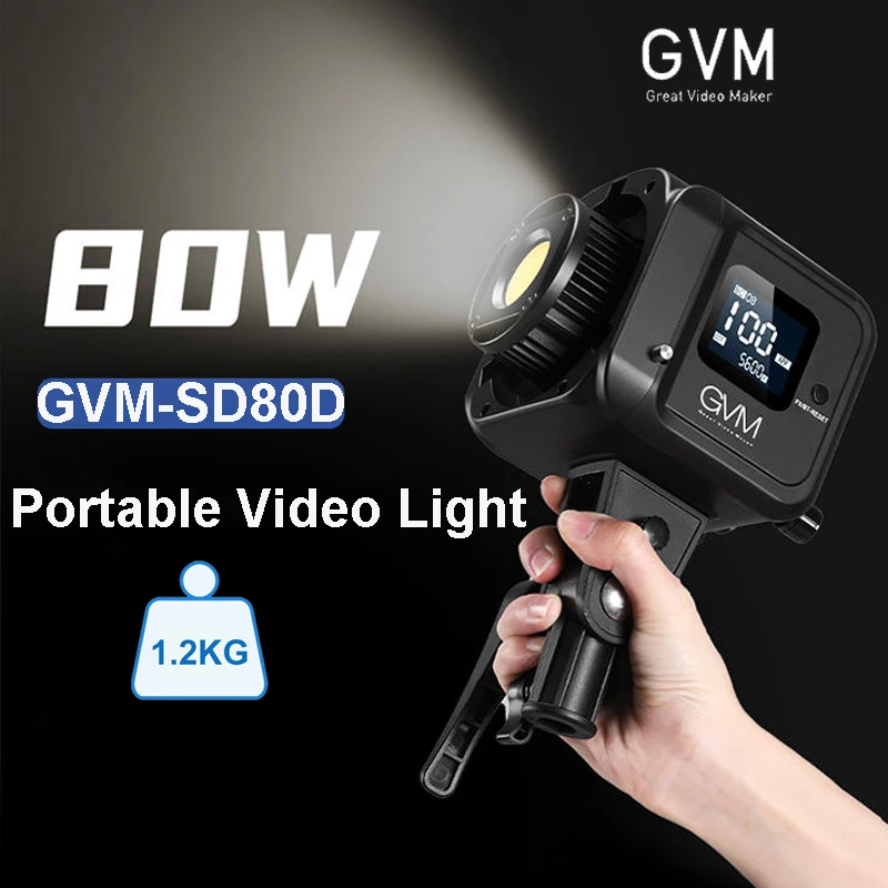 GVM SD80D 80W Bi-Color LED-Vid – Photography Using Lighting Bewertung und Preis